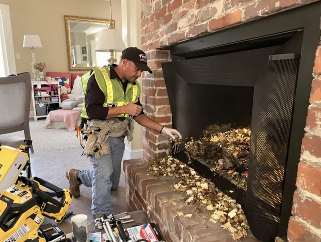 Safe screening installation by Sunrise Chimney Sweep in Sunrise, FL