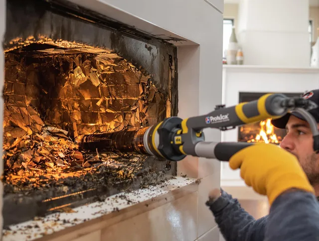 Professional chimney cleaning by Sunrise Chimney Sweep in Sunrise, FL
