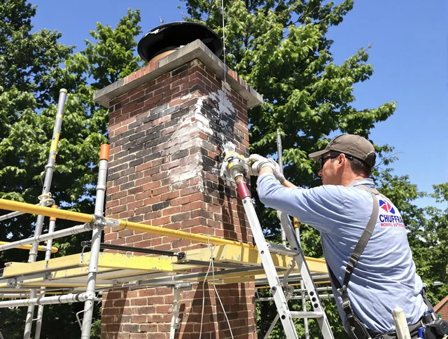 Structural chimney repair by Sunrise Chimney Sweep in Sunrise, FL