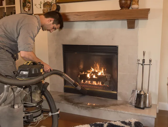 Routine fireplace upkeep by Sunrise Chimney Sweep in Sunrise, FL