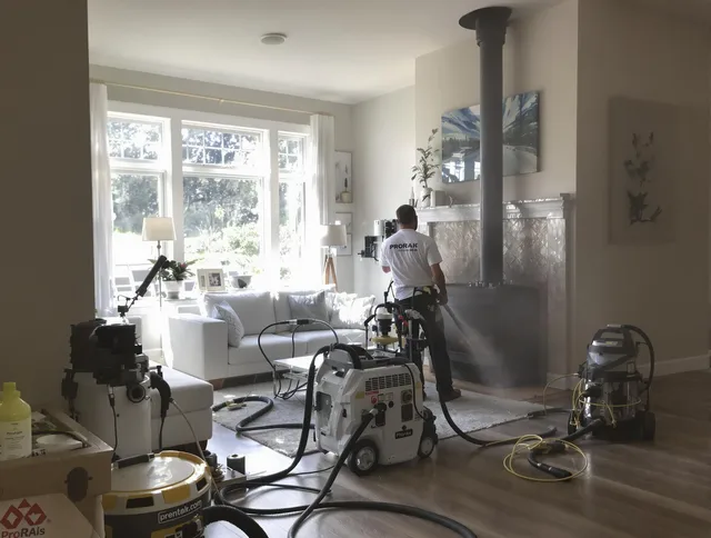 Soot removal service by Sunrise Chimney Sweep for a fireplace in Sunrise, FL