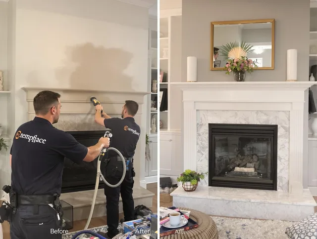 Professional soot removal by Sunrise Chimney Sweep team in Sunrise, FL
